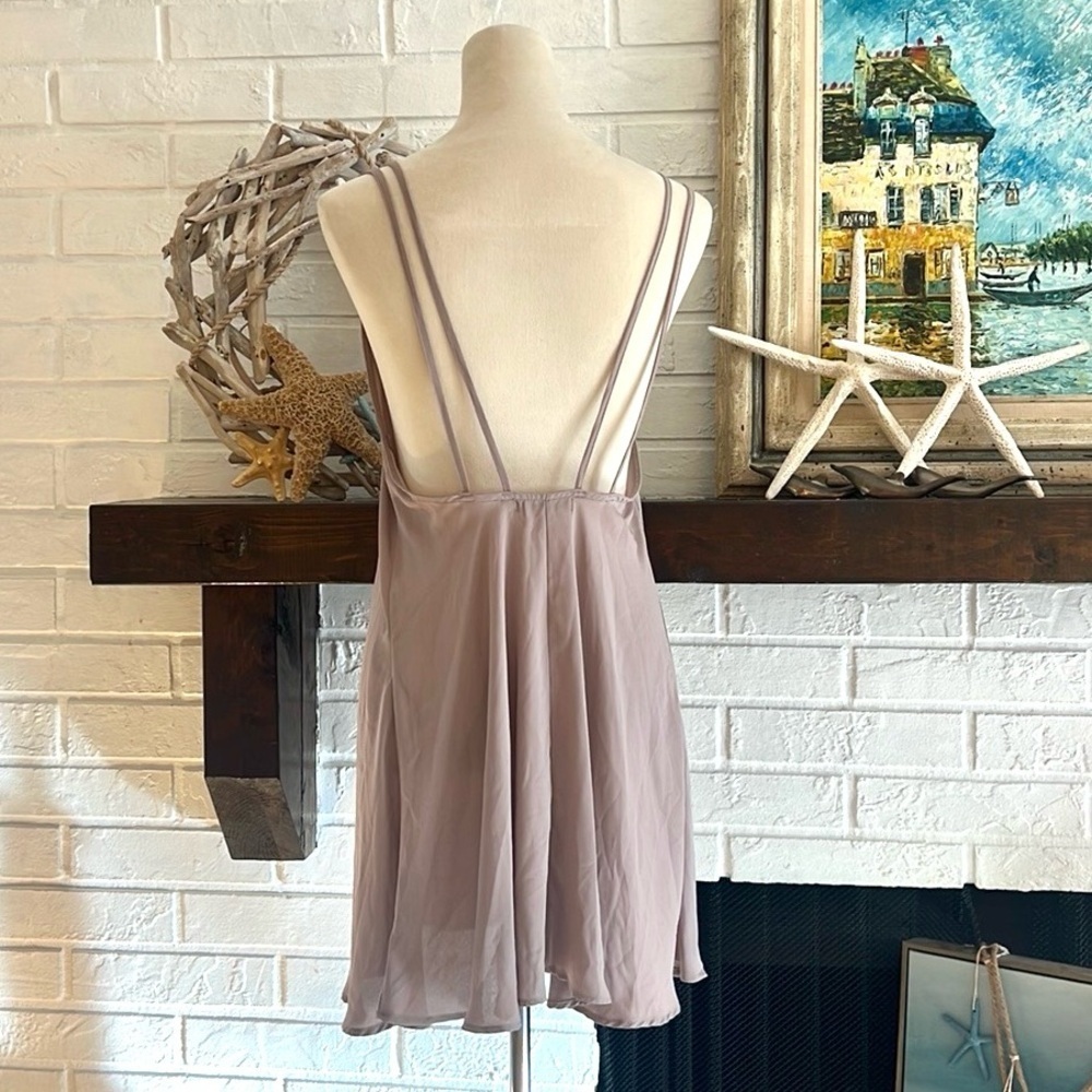 Brandy Melville,Double-Strapped, V-Neck, Slip Dress, Excellent Condition, Size M